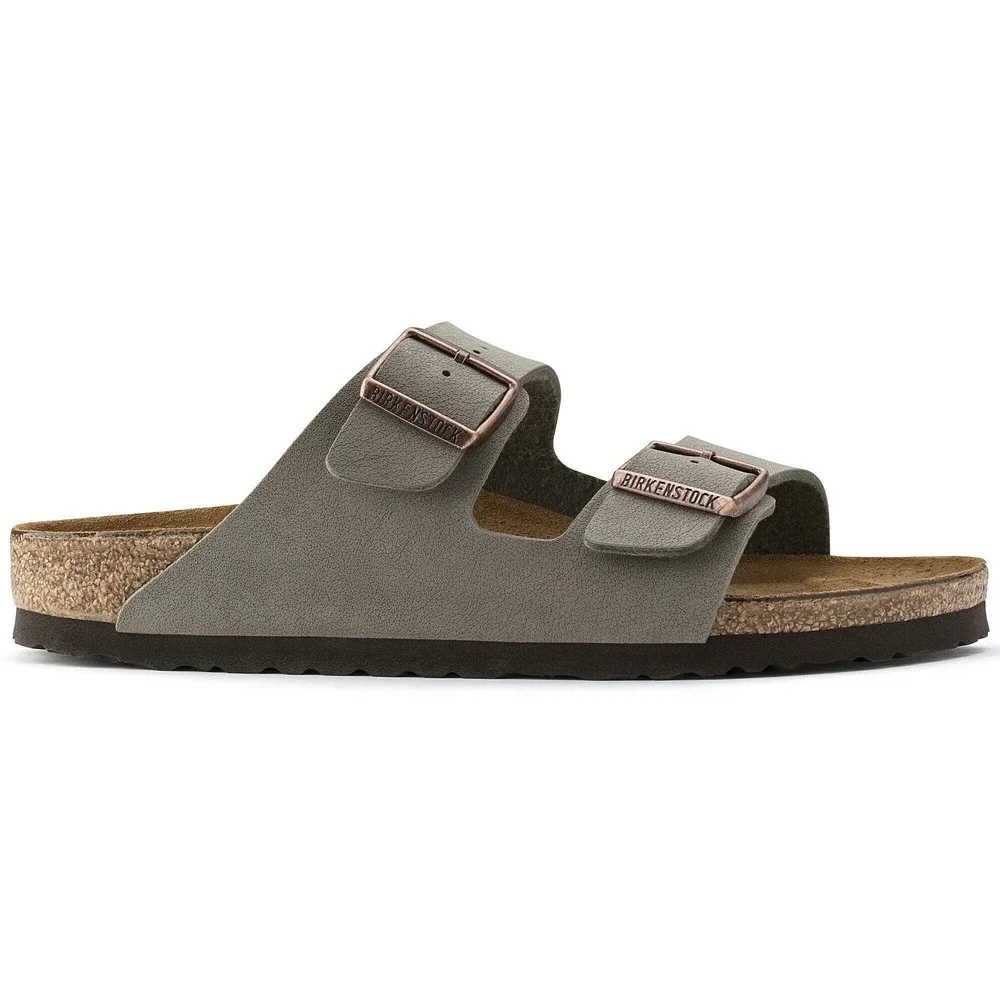 NEW Birkenstock Arizona Stone Birko-Flor Sandals EU 43 US Men 10 Women 12